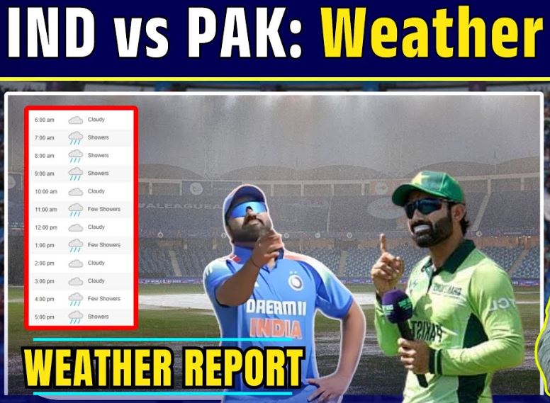 Rain Affect PAK vs IND Match